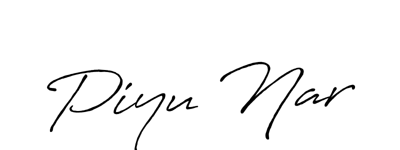 This is the best signature style for the Piyu Nar name. Also you like these signature font (Antro_Vectra_Bolder). Mix name signature. Piyu Nar signature style 7 images and pictures png