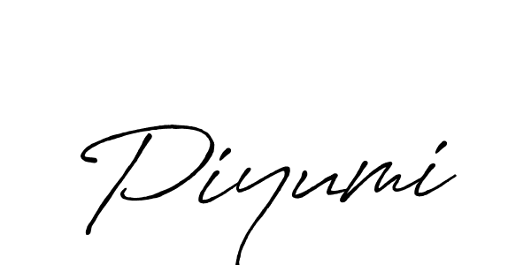 You should practise on your own different ways (Antro_Vectra_Bolder) to write your name (Piyumi) in signature. don't let someone else do it for you. Piyumi signature style 7 images and pictures png