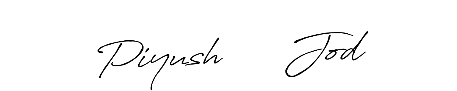 Create a beautiful signature design for name Piyush      Jod. With this signature (Antro_Vectra_Bolder) fonts, you can make a handwritten signature for free. Piyush      Jod signature style 7 images and pictures png