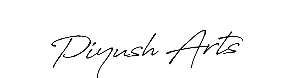 Also we have Piyush Arts name is the best signature style. Create professional handwritten signature collection using Antro_Vectra_Bolder autograph style. Piyush Arts signature style 7 images and pictures png