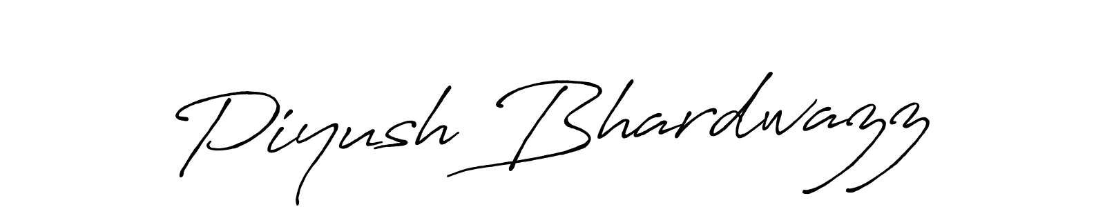 Piyush Bhardwazz stylish signature style. Best Handwritten Sign (Antro_Vectra_Bolder) for my name. Handwritten Signature Collection Ideas for my name Piyush Bhardwazz. Piyush Bhardwazz signature style 7 images and pictures png