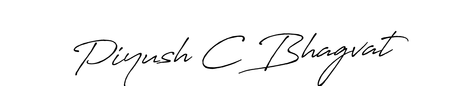 Similarly Antro_Vectra_Bolder is the best handwritten signature design. Signature creator online .You can use it as an online autograph creator for name Piyush C Bhagvat. Piyush C Bhagvat signature style 7 images and pictures png