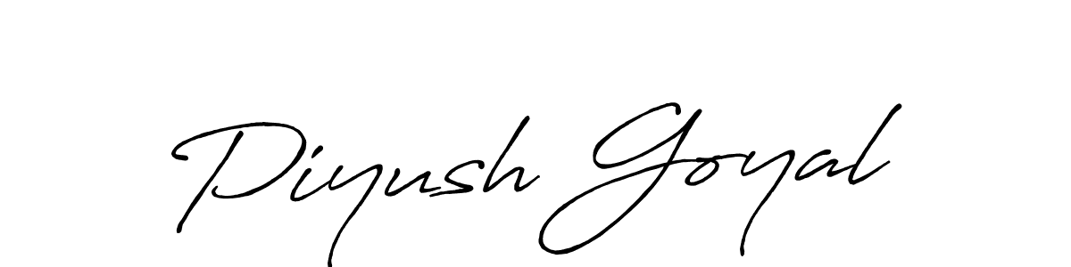 How to make Piyush Goyal signature? Antro_Vectra_Bolder is a professional autograph style. Create handwritten signature for Piyush Goyal name. Piyush Goyal signature style 7 images and pictures png