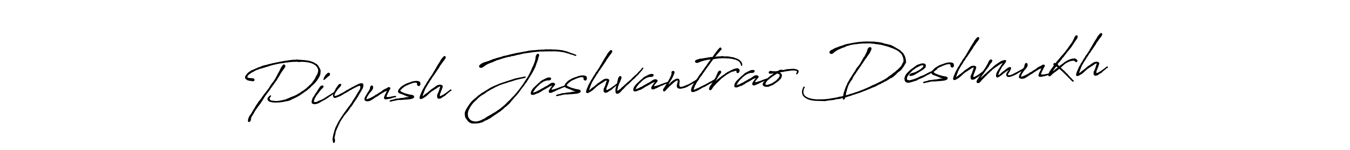 Make a beautiful signature design for name Piyush Jashvantrao Deshmukh. With this signature (Antro_Vectra_Bolder) style, you can create a handwritten signature for free. Piyush Jashvantrao Deshmukh signature style 7 images and pictures png