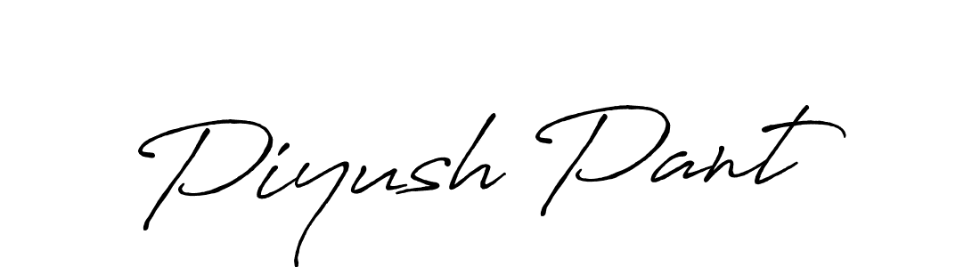 You should practise on your own different ways (Antro_Vectra_Bolder) to write your name (Piyush Pant) in signature. don't let someone else do it for you. Piyush Pant signature style 7 images and pictures png