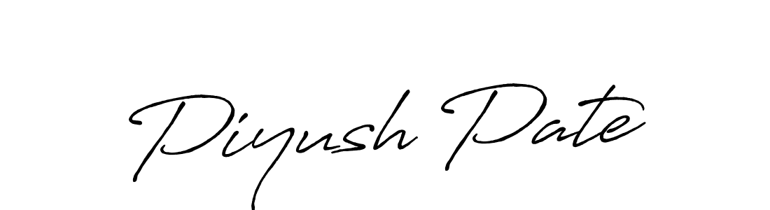 Make a short Piyush Pate signature style. Manage your documents anywhere anytime using Antro_Vectra_Bolder. Create and add eSignatures, submit forms, share and send files easily. Piyush Pate signature style 7 images and pictures png