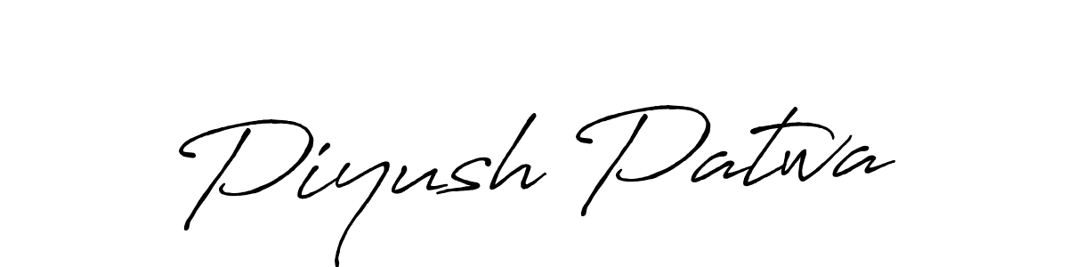 Also we have Piyush Patwa name is the best signature style. Create professional handwritten signature collection using Antro_Vectra_Bolder autograph style. Piyush Patwa signature style 7 images and pictures png