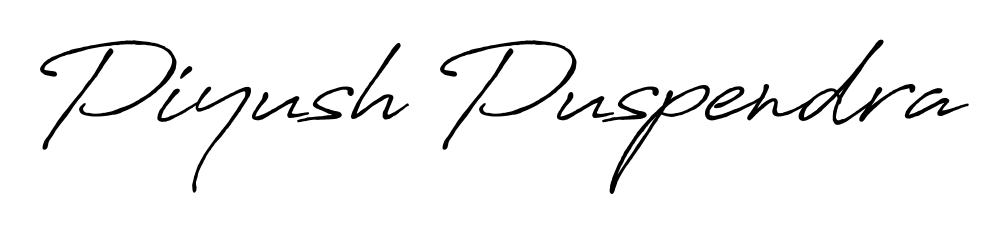 Check out images of Autograph of Piyush Puspendra name. Actor Piyush Puspendra Signature Style. Antro_Vectra_Bolder is a professional sign style online. Piyush Puspendra signature style 7 images and pictures png