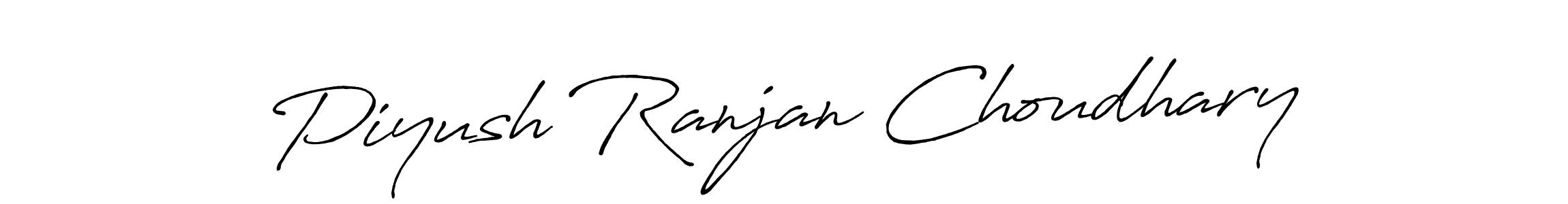 It looks lik you need a new signature style for name Piyush Ranjan Choudhary. Design unique handwritten (Antro_Vectra_Bolder) signature with our free signature maker in just a few clicks. Piyush Ranjan Choudhary signature style 7 images and pictures png