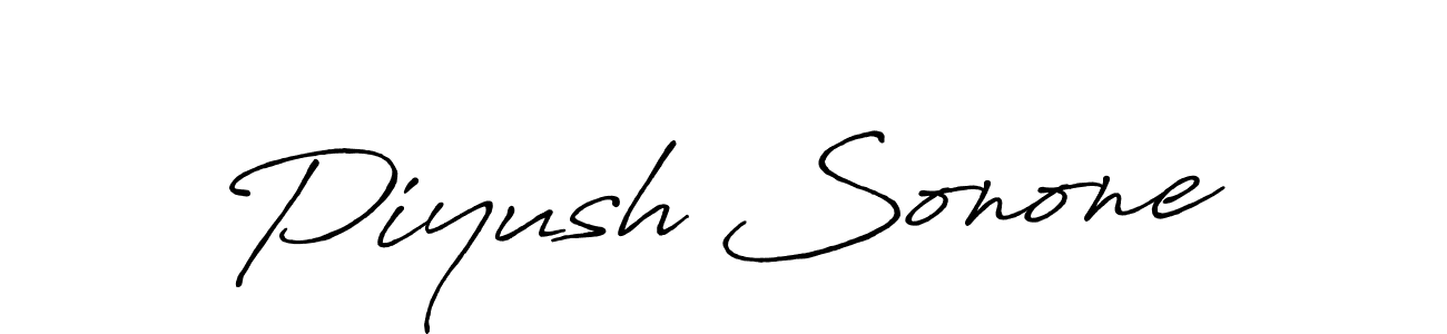 It looks lik you need a new signature style for name Piyush Sonone. Design unique handwritten (Antro_Vectra_Bolder) signature with our free signature maker in just a few clicks. Piyush Sonone signature style 7 images and pictures png