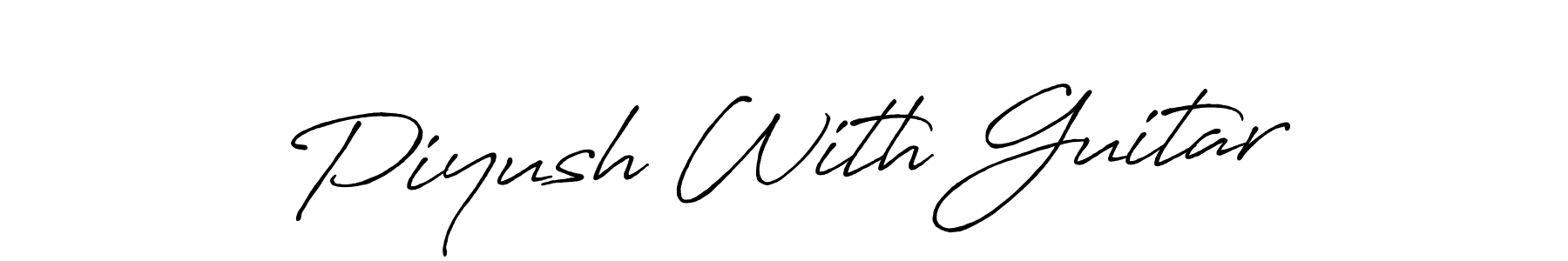 Make a short Piyush With Guitar signature style. Manage your documents anywhere anytime using Antro_Vectra_Bolder. Create and add eSignatures, submit forms, share and send files easily. Piyush With Guitar signature style 7 images and pictures png