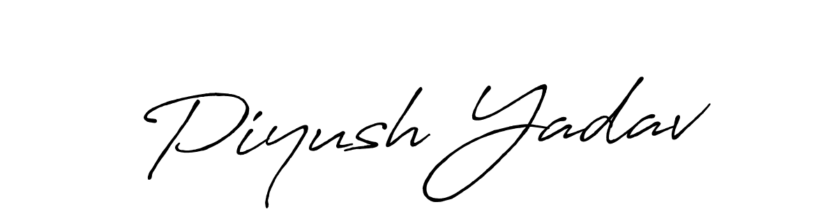 The best way (Antro_Vectra_Bolder) to make a short signature is to pick only two or three words in your name. The name Piyush Yadav include a total of six letters. For converting this name. Piyush Yadav signature style 7 images and pictures png