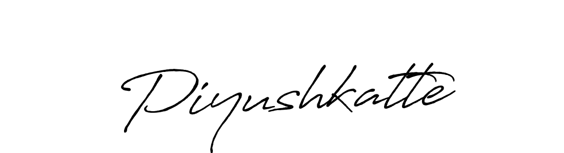 Also we have Piyushkatte name is the best signature style. Create professional handwritten signature collection using Antro_Vectra_Bolder autograph style. Piyushkatte signature style 7 images and pictures png