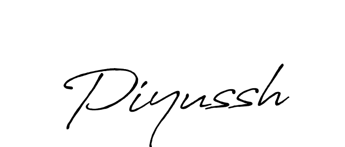 You should practise on your own different ways (Antro_Vectra_Bolder) to write your name (Piyussh) in signature. don't let someone else do it for you. Piyussh signature style 7 images and pictures png