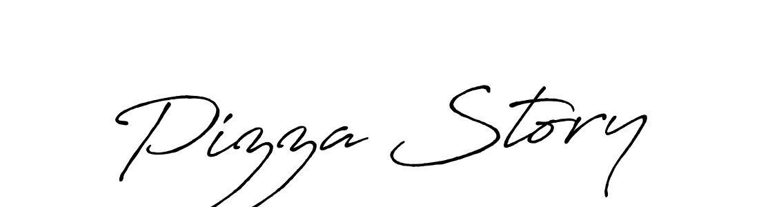 Also we have Pizza Story name is the best signature style. Create professional handwritten signature collection using Antro_Vectra_Bolder autograph style. Pizza Story signature style 7 images and pictures png
