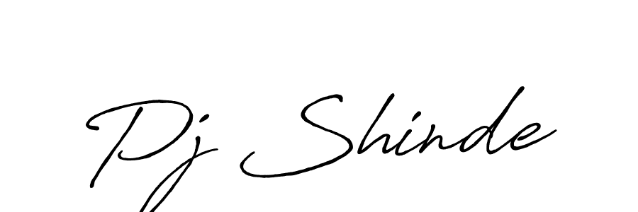 Design your own signature with our free online signature maker. With this signature software, you can create a handwritten (Antro_Vectra_Bolder) signature for name Pj Shinde. Pj Shinde signature style 7 images and pictures png