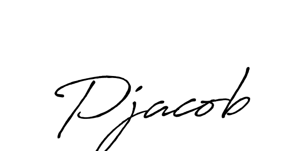 Also we have Pjacob name is the best signature style. Create professional handwritten signature collection using Antro_Vectra_Bolder autograph style. Pjacob signature style 7 images and pictures png