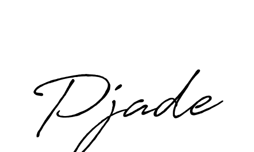 Once you've used our free online signature maker to create your best signature Antro_Vectra_Bolder style, it's time to enjoy all of the benefits that Pjade name signing documents. Pjade signature style 7 images and pictures png