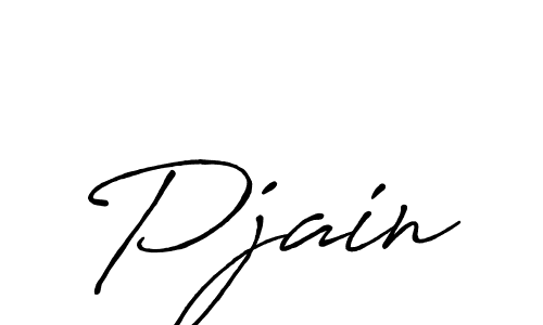 Also You can easily find your signature by using the search form. We will create Pjain name handwritten signature images for you free of cost using Antro_Vectra_Bolder sign style. Pjain signature style 7 images and pictures png