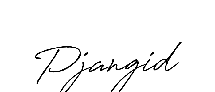 How to Draw Pjangid signature style? Antro_Vectra_Bolder is a latest design signature styles for name Pjangid. Pjangid signature style 7 images and pictures png