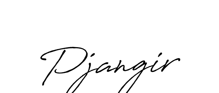 Also we have Pjangir name is the best signature style. Create professional handwritten signature collection using Antro_Vectra_Bolder autograph style. Pjangir signature style 7 images and pictures png