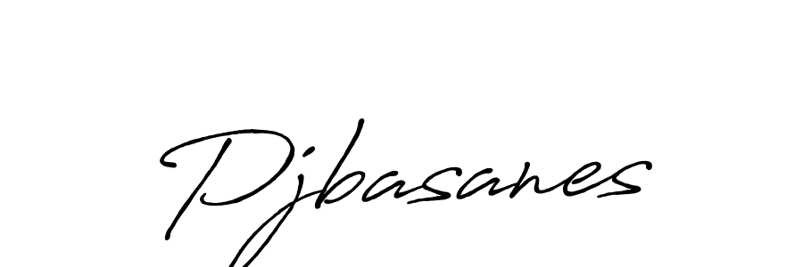 Design your own signature with our free online signature maker. With this signature software, you can create a handwritten (Antro_Vectra_Bolder) signature for name Pjbasanes. Pjbasanes signature style 7 images and pictures png