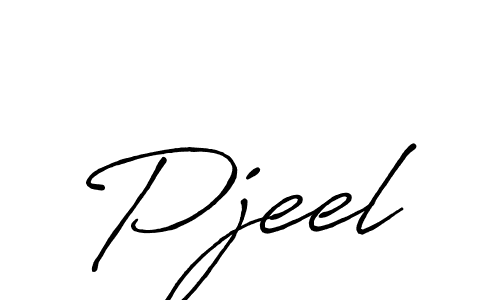 Once you've used our free online signature maker to create your best signature Antro_Vectra_Bolder style, it's time to enjoy all of the benefits that Pjeel name signing documents. Pjeel signature style 7 images and pictures png