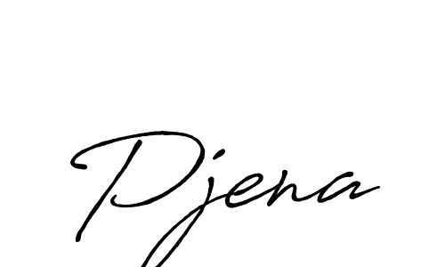 Once you've used our free online signature maker to create your best signature Antro_Vectra_Bolder style, it's time to enjoy all of the benefits that Pjena name signing documents. Pjena signature style 7 images and pictures png