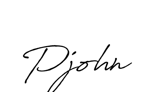 Once you've used our free online signature maker to create your best signature Antro_Vectra_Bolder style, it's time to enjoy all of the benefits that Pjohn name signing documents. Pjohn signature style 7 images and pictures png