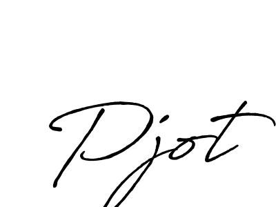 Design your own signature with our free online signature maker. With this signature software, you can create a handwritten (Antro_Vectra_Bolder) signature for name Pjot. Pjot signature style 7 images and pictures png