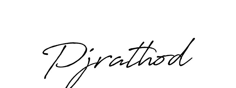 How to make Pjrathod name signature. Use Antro_Vectra_Bolder style for creating short signs online. This is the latest handwritten sign. Pjrathod signature style 7 images and pictures png