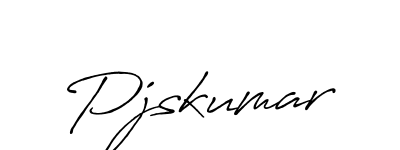 How to Draw Pjskumar signature style? Antro_Vectra_Bolder is a latest design signature styles for name Pjskumar. Pjskumar signature style 7 images and pictures png