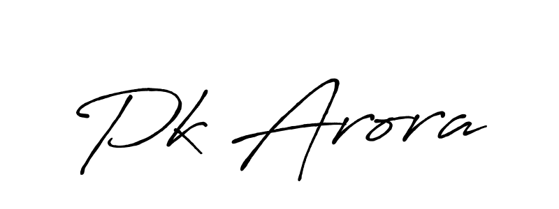 Antro_Vectra_Bolder is a professional signature style that is perfect for those who want to add a touch of class to their signature. It is also a great choice for those who want to make their signature more unique. Get Pk Arora name to fancy signature for free. Pk Arora signature style 7 images and pictures png