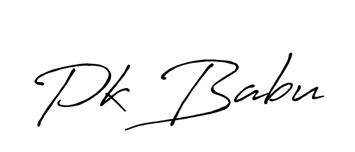 Once you've used our free online signature maker to create your best signature Antro_Vectra_Bolder style, it's time to enjoy all of the benefits that Pk Babu name signing documents. Pk Babu signature style 7 images and pictures png