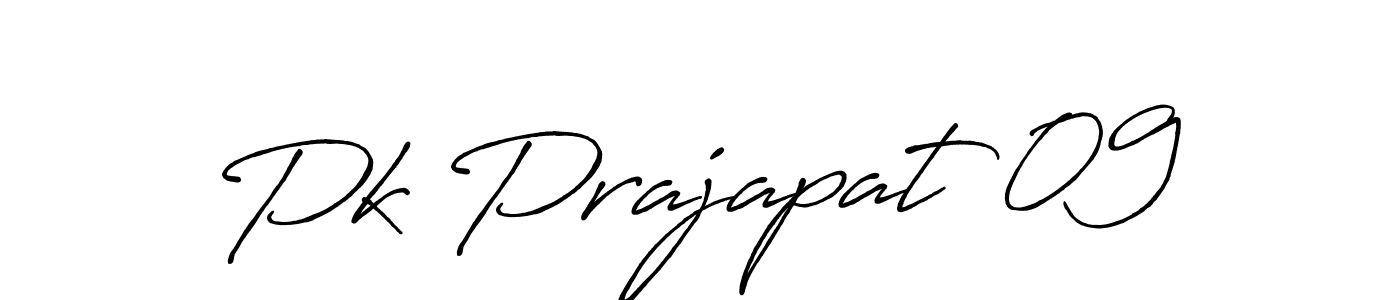 Antro_Vectra_Bolder is a professional signature style that is perfect for those who want to add a touch of class to their signature. It is also a great choice for those who want to make their signature more unique. Get Pk Prajapat 09 name to fancy signature for free. Pk Prajapat 09 signature style 7 images and pictures png