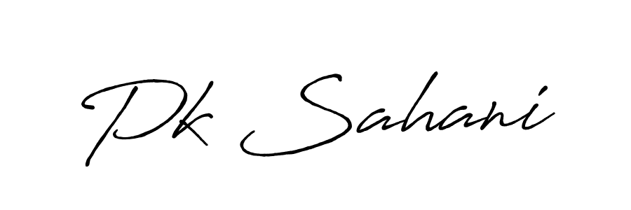Make a beautiful signature design for name Pk Sahani. Use this online signature maker to create a handwritten signature for free. Pk Sahani signature style 7 images and pictures png