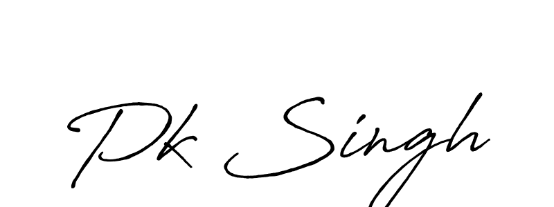Antro_Vectra_Bolder is a professional signature style that is perfect for those who want to add a touch of class to their signature. It is also a great choice for those who want to make their signature more unique. Get Pk Singh name to fancy signature for free. Pk Singh signature style 7 images and pictures png