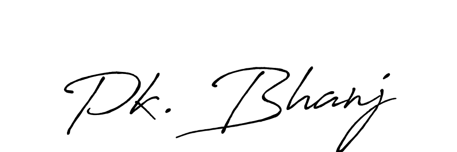 How to Draw Pk. Bhanj signature style? Antro_Vectra_Bolder is a latest design signature styles for name Pk. Bhanj. Pk. Bhanj signature style 7 images and pictures png