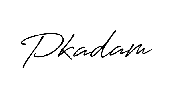 Make a beautiful signature design for name Pkadam. Use this online signature maker to create a handwritten signature for free. Pkadam signature style 7 images and pictures png