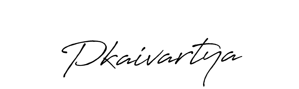 Make a beautiful signature design for name Pkaivartya. With this signature (Antro_Vectra_Bolder) style, you can create a handwritten signature for free. Pkaivartya signature style 7 images and pictures png