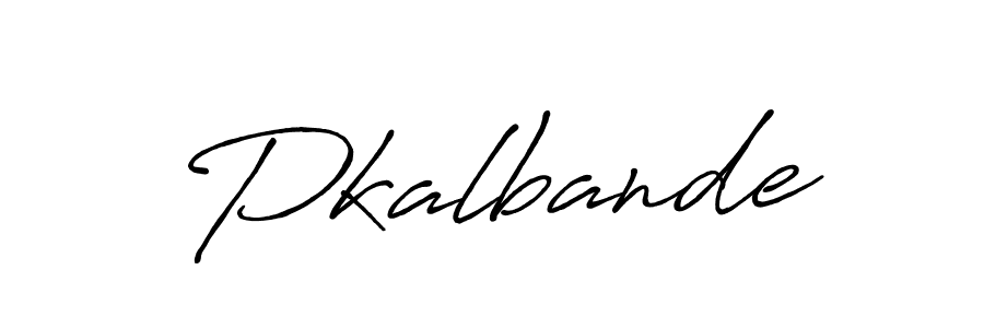 Use a signature maker to create a handwritten signature online. With this signature software, you can design (Antro_Vectra_Bolder) your own signature for name Pkalbande. Pkalbande signature style 7 images and pictures png