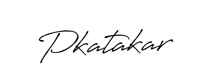 How to make Pkatakar name signature. Use Antro_Vectra_Bolder style for creating short signs online. This is the latest handwritten sign. Pkatakar signature style 7 images and pictures png