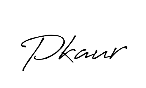 How to make Pkaur signature? Antro_Vectra_Bolder is a professional autograph style. Create handwritten signature for Pkaur name. Pkaur signature style 7 images and pictures png