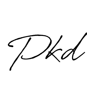 Create a beautiful signature design for name Pkd. With this signature (Antro_Vectra_Bolder) fonts, you can make a handwritten signature for free. Pkd signature style 7 images and pictures png