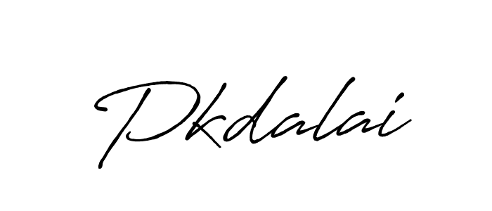 Create a beautiful signature design for name Pkdalai. With this signature (Antro_Vectra_Bolder) fonts, you can make a handwritten signature for free. Pkdalai signature style 7 images and pictures png