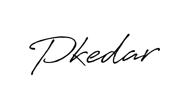 Make a beautiful signature design for name Pkedar. With this signature (Antro_Vectra_Bolder) style, you can create a handwritten signature for free. Pkedar signature style 7 images and pictures png