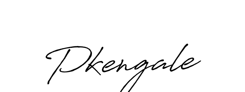 How to make Pkengale name signature. Use Antro_Vectra_Bolder style for creating short signs online. This is the latest handwritten sign. Pkengale signature style 7 images and pictures png