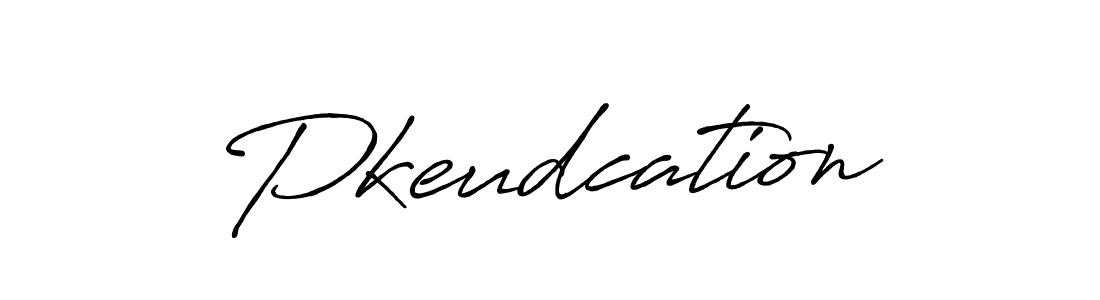 Make a beautiful signature design for name Pkeudcation. With this signature (Antro_Vectra_Bolder) style, you can create a handwritten signature for free. Pkeudcation signature style 7 images and pictures png