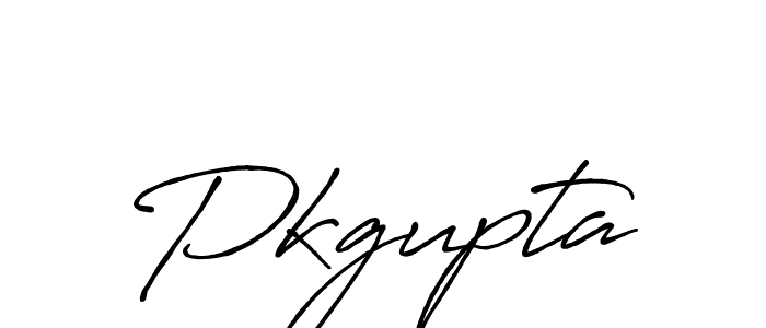 Make a beautiful signature design for name Pkgupta. With this signature (Antro_Vectra_Bolder) style, you can create a handwritten signature for free. Pkgupta signature style 7 images and pictures png