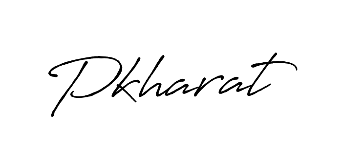 You should practise on your own different ways (Antro_Vectra_Bolder) to write your name (Pkharat) in signature. don't let someone else do it for you. Pkharat signature style 7 images and pictures png